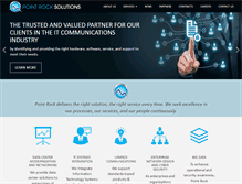 Tablet Screenshot of pointrocksolutions.com